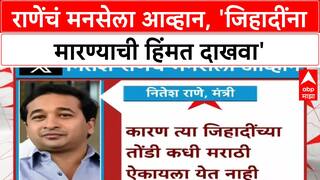 Nitesh Rane MNS Row | भाईंदर वादावरून राणेंचं मनसेला आव्हान: 'जिहादींना मारून दाखवा'