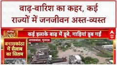 Flood Situation: MP में किसान ने बचाई बैलों की जान, Gujarat-Rajasthan में तबाही