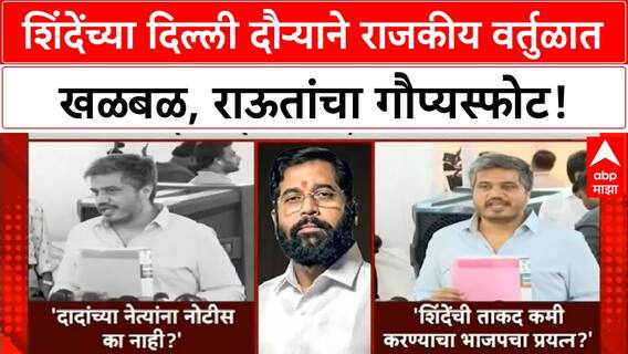 Shinde Delhi Visit | शिंदेंच्या दिल्ली दौऱ्यावरून राजकीय वर्तुळात खळबळ, राऊतांचा मोठा दावा!