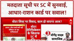 Electoral Roll Revision: SC में EC की दलील, Aadhaar नागरिकता का प्रमाण नहीं!