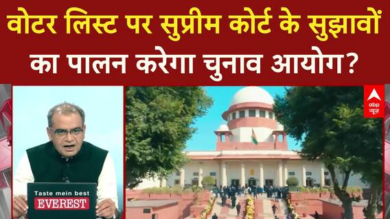 Bihar Voter List Verification पर SC ने ECI से पूछा सवाल, Aadhaar को पहचान क्यों नहीं? | Sandeep Chaudhary