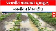 Heavy Rain | Parbhani मध्ये अतिवृष्टी, पूरस्थिती; पिकांचं मोठं नुकसान, Dhalegaon बंधाऱ्यातून विसर्ग सुरू