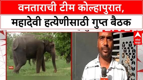 Elephant Mahadevi: Vantara टीम Kolhapur मध्ये, Nandani Math घेणार स्वामींशी भेट, कोणती घोषणा करणार?