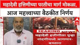 Mahadevi Elephant | महादेवी Nandani Math मध्ये परतणार, Ambani परिवाराचे आभार, SC मध्ये याचिका