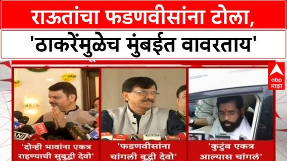 Thackeray Brothers Unity | Raj Thackeray-Uddhav Thackeray भेटीवर Fadnavis, Raut, Shinde यांचे प्रत्युत्तर