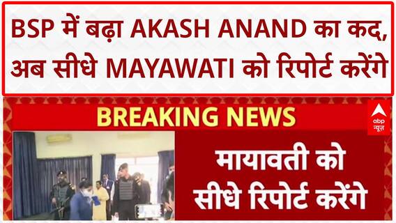 Akash Anand BSP Chief National Coordinator: आकाश आनंद का कद बढ़ा, Mayawati को सीधे करेंगे रिपोर्ट
