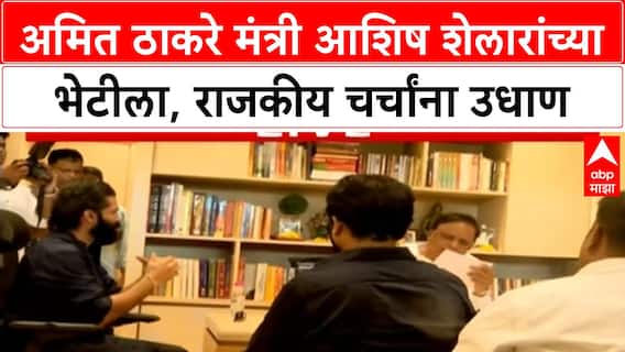 Amit Thackeray Meet Ashish Shelar : अमित ठाकरे मंत्री आशिष शेलारांच्या भेटीला, राजकीय चर्चांना उधाण