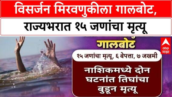 Ganesh Visarjan | पुण्यात ३२ तास मिरवणूक, राज्यभरात १५ जणांचा मृत्यू