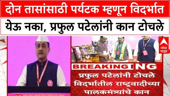 Praful Patel On Minister : दोन तासांसाठी पर्यटक म्हणून विदर्भात येऊ नका, प्रफुल पटेलांनी कान टोचले