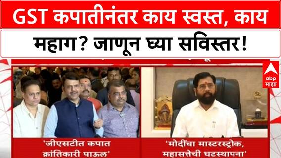 GST Reforms | सामान्य माणसाला 'दिवाळी गिफ्ट', अर्थव्यवस्थेला मोठी चालना!