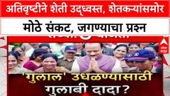 Heavy Rains Damage Crops | महाराष्ट्रात अतिवृष्टी, शेतीचे नुकसान; 'ओल्या दुष्काळा'ने शेतकरी हवालदिल