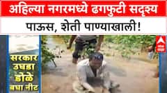 Heavy Rains Crop Damage | अहिल्यानगरमध्ये झेंडूची शेती पाण्याखाली, बळीराजा संकटात!