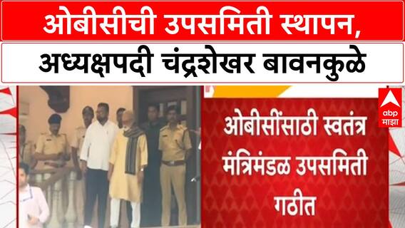 OBC Upsamiti : ओबीसीची उपसमिती स्थापन, अध्यक्षपदी चंद्रशेखर बावनकुळे