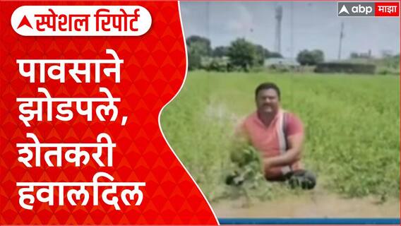 Maharashtra Crop Damage | पावसामुळे शेतीचे नुकसान, 'ओला दुष्काळ' जाहीर करण्याची मागणी Special Report