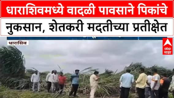 Heavy Rains | राज्यात वादळी वाऱ्यासह पावसाचा अंदाज, Dharashiv मध्ये पिकांचे मोठे नुकसान!