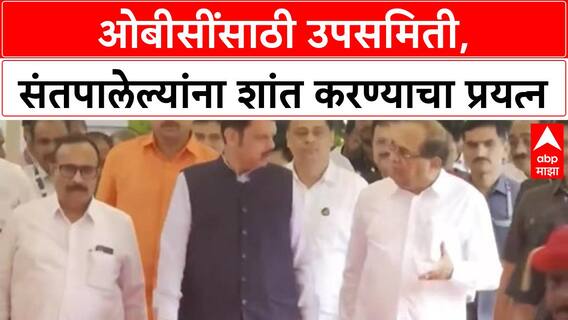 OBC Reservation | ओबीसींसाठी उपसमिती, संतपालेल्यांना शांत करण्याचा प्रयत्न