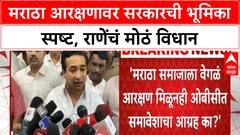 Maratha Reservation: OBC आरक्षणाला धक्का न लावता Maratha आरक्षण शक्य - Nitesh Rane