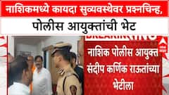Nashik Law and Order | MNS-Thackeray मोर्चा, Police Commissioner-Sanjay Raut भेट, Uddhav Limbse प्रकरण चर्चेत