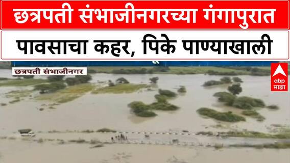 Heavy Rain | Chhatrapati Sambhajinagar च्या Gangapur मध्ये हाहाकार, पिकांचे मोठे नुकसान