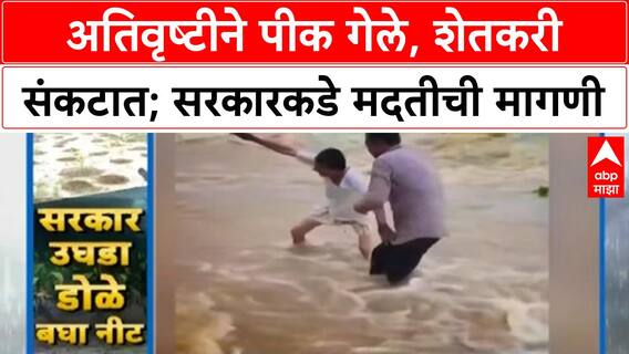 Maharashtra Rain: Farmer Distress | अतिवृष्टीने पीक गेले, कर्जमाफी आणि हेक्टरी 13,500 ची मागणी