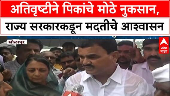 Maharashtra Crop Loss | सोलापूरमध्ये 10 लाख एकरहून अधिक पिकांचे नुकसान