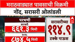 Marathwada Rain Update | मराठवाड्यात सरासरीपेक्षा अधिक पाऊस