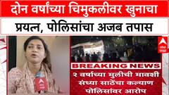 Kalyan Crime: 'दोन वर्षांची मुलगी 307 ची आरोपी', पोलिसांच्या अजब कारनाम्याने सगळेच अवाक!