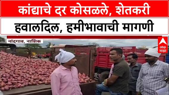 Farmer Distress: 'कांद्याला ३००० रुपये हमीभाव द्या', Nashik मधील शेतकऱ्यांची मागणी