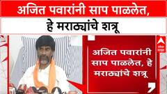 Manoj jarange Patil : अजित पवारांनी साप पाळलेत, हे मराठ्यांचे शत्रू