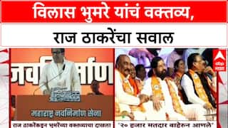 Raj Thakceray : विलास भुमरे यांचं वक्तव्य, राज ठाकरेंचा सवाल