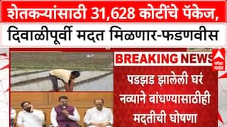 Maharashtra Farmer : शेतकऱ्यांसाठी 31,628 कोटींचे पॅकेज, दिवाळीपूर्वी मदत मिळणार-फडणवीस