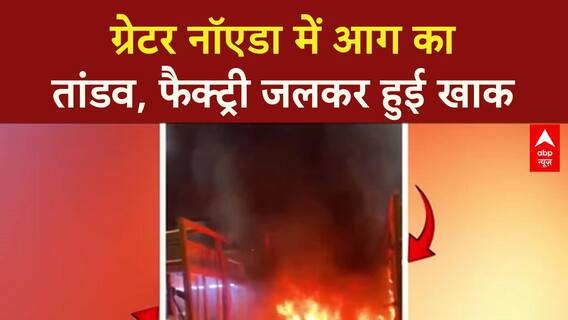 Greater Noida Fire: गत्ता बनाने वाली Factory में भीषण आग, इलाके में मचा हड़कंप