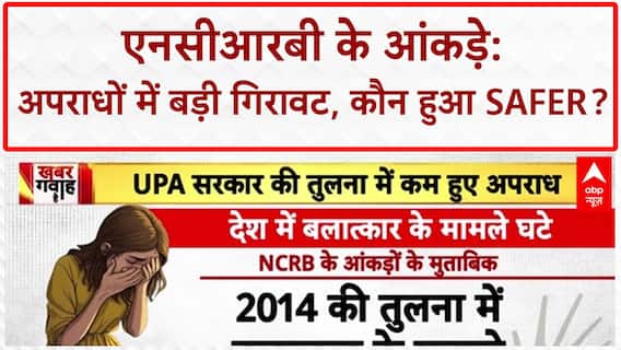NCRB Data: Modi सरकार में India हुआ Safer, अपराधों में 29% की गिरावट