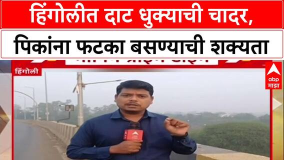 Weather Update: हिंगोलीत दिवाळीत दाट धुकं, 'आरोग्याला लाभ पण पिकांना फटका', शेतकऱ्यांची चिंता वाढली