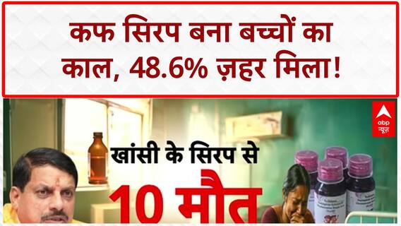 Cough Syrup Deaths: छिंदवाड़ा में 10 मासूमों की मौत, Coldrip में मिला जहर! | ABP NEWS