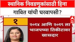 Heena Gavit Join BJP : स्थानिक निवडणुकांसाठी हिना गावित यांची घरवापसी?