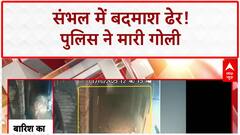 Breaking News: संभल में Police Encounter, 25,000 इनामी बदमाश घायल