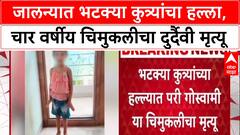 Stray Dog Menace: 'भटक्या कुत्र्यांनी छावा घेतला', Jalna पोलिसांचा प्राथमिक अंदाज; ४ वर्षीय Pari चा मृत्यू