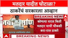 Raj Thackeray Speech : निवडणूक शांततेच पार पाडायची असल्यास मतदारयादी आधी स्वच्छ करा