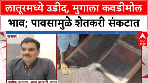 Crop Damage | Latur मध्ये Urad, Moong ला कमी दर, आवक घटूनही भाव नाही