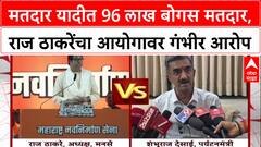 Raj Thackeray : मतदार यादीत ९६ लाख बोगस मतदार, राज ठाकरेंचा आयोगावर गंभीर आरोप
