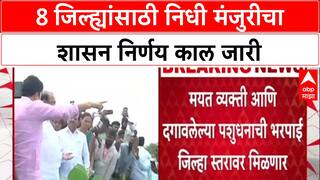 Relief Package : 8 जिल्ह्यांसाठी निधी मंजुरीचा शासन निर्णय काल जारी