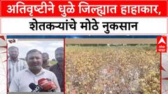 Kharif Crop Damage | धुळे जिल्ह्यात पिकांचे मोठे नुकसान, Kharif हंगाम वाया, मदतीची मागणी