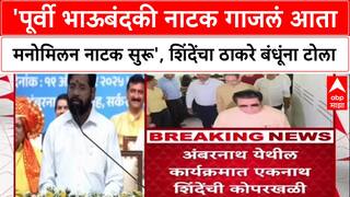 Eknath Shinde :'पूर्वी भाऊबंदकी नाटक गाजलं आता मनोमिलन नाटक सुरू', शिंदेंचा ठाकरे बंधूंना टोला