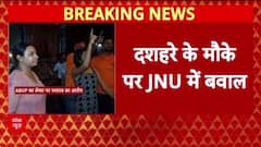 JNU Dussehra Clash: JNU में ABVP-Left छात्र संगठनों में बवाल, रावण दहन पर भिड़ंत