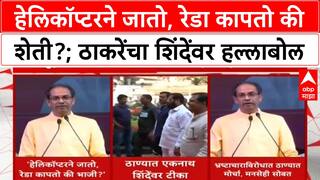 Thackeray vs Shinde: हेलिकॉप्टरने जातो, रेडा कापतो की शेती?; ठाकरेंचा शिंदेंवर हल्लाबोल