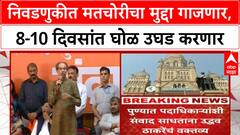 Voter List Irregularities |निवडणुकीत मतचोरीचा मुद्दा गाजणार, 8-10 दिवसांत घोळ उघड करणार