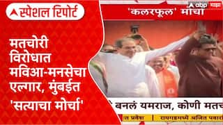 Satyacha Morcha: मतचोरी विरोधात मविआ-मनसेचा एल्गार, मुंबईत 'सत्याचा मोर्चा' Special Report