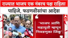 Devendra Fadnavis On Mahapalika : राज्यात भाजप एक नंबरच पक्ष राहिला पाहिजे, फडणवीसांचा आदेश