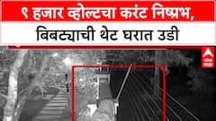 Maharashtra News : 9 हजार व्होल्टचा करंटही फेल! Satyashil Sherkar यांच्या घरात बिबट्याची उडी